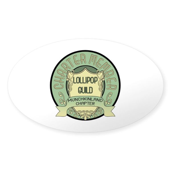 CafePress Lollipop Guild Oval Sticker Oval Car Bumper Sticker
