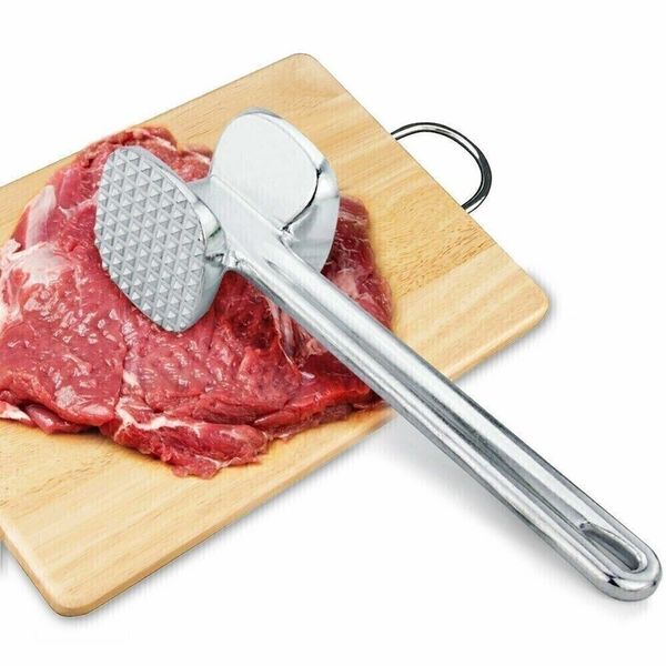 9" Double Side Meat Tenderizer Steak Mallet Food Hammer Beef Pork Kitchen Tool