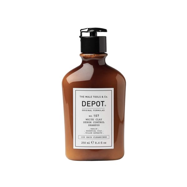DEPOT 107 White Clay Sebum Control Shampoo 250 ml