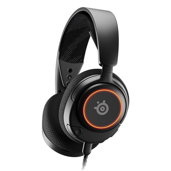 SteelSeries Arctis Nova 3 - Multi-System Gaming-Headset – Hi-Fi-Treiber – 360° Surround-Sound –RGB-Beleuchtung – Memory Foam-Ohrpolster – Ultraleicht – ClearCast Gen 2-Mikrofon – PC, PS5, PS4, Switch