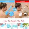 Easy Lotion Applicator for Back – Long Handle Cream Applicators Wand with 2 Pads