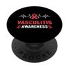Vasculitis Support Blood Disease Vasculitis Awareness PopSockets Swappable PopGrip