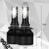 XENTEC LED HID Headlight Conversion kit 9012 6000K for 2011-2015 Chevrolet Volt