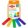 Rainbow Plasters, Pack of 40, Assorted Colours