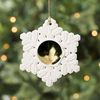 CafePress CAT 341 Snowflake Ornament, 3.5"x3.5"
