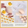 Deviled Egg Container with Lid, 36 Slots Egg Tray Carrier with Handle, Stackable Egg Tray, 12.2 x 8.4 x 6.3 inches (Green, 3 Layer)