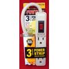 Electrical 3 Outlet POWER STRIP AC Wall Plug Electric Splitter with Power Switch