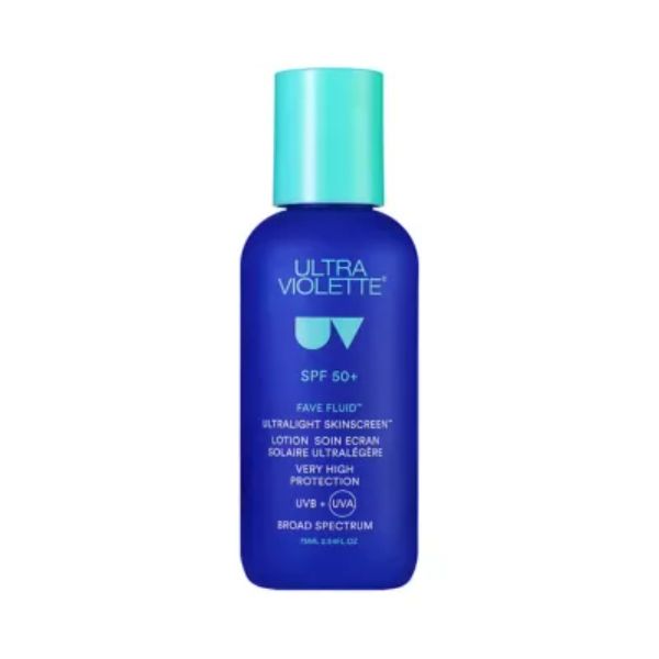 Ultra Violette Fave Fluid Ultralight Skinscreen SPF50+ 75ml