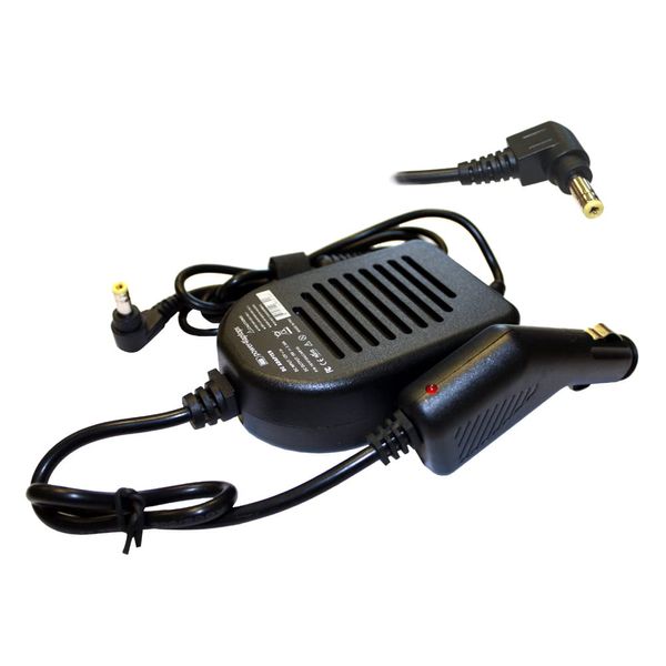 Power4Laptops DC Adapter Laptop Car Charger Compatible With MSI Professional PR600