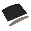 100pcs Replaceable Nail File Set, Manicure Nail File Kit, Half Moon Nail Files Reusable Stainless Steel Baseboard