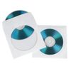 100 Hama Sealable CD/DVD Paper Sleeves - White