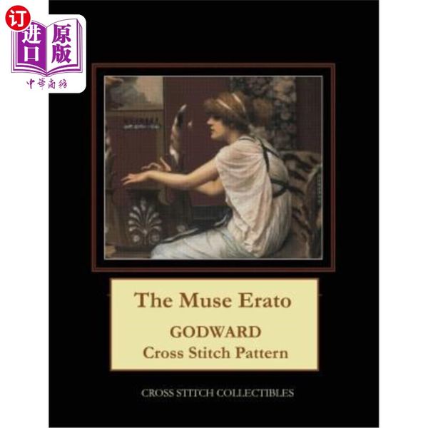 海外直订The Muse Erato: Godward Cross Stitch Pattern 埃拉托缪斯女神：神圣十字绣图案