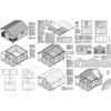 Outdoor Structure Building / Cabin Shed Plans, Material List Includes  #62016