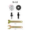 YFFSFDC Angle Grinder Attachment, 10 Pcs Replacement Tool Wrench Grinder Attachment Removal Tool for Grinders, Inner & Outer Flanges, Grinding Disc Fixing Tools, Multifunction Accessories