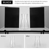 Selens Reflector Cardboard, 3-in-1 A3 Folding Light Diffuser Board, Silver/Black, 2 Pieces