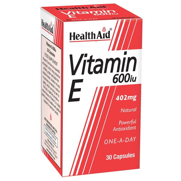 HealthAid Vitamin E 600iu - 30 Capsules