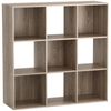 Organizer Kitchen Bedroom 9 Cube Storage Rack Shelving MDF Shelves