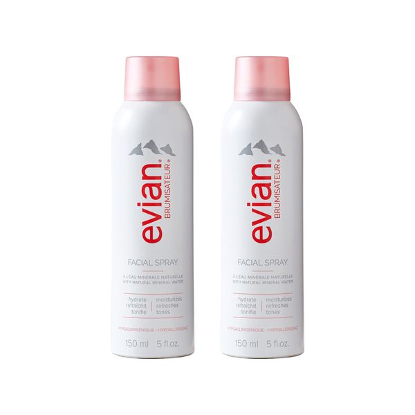 Evian Facial Spray, 5 oz. Duo