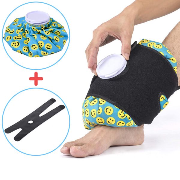 Fair Value Ice Bag Strap SET Knee Ankle Cold/Hot Pack Pack Ice Icing Fixation Band