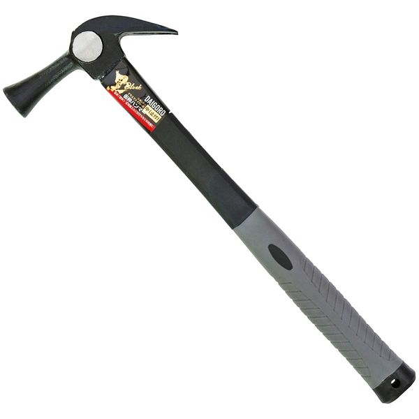 KONYO 12314 Daigoro Black Temporary Frame Hammer with Glass Fiber Handle with Discontinuation