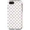 iPhone SE (2020) / 7 / 8 Elegant Minimalist Hearts Red White Pattern Valentine's Day Case