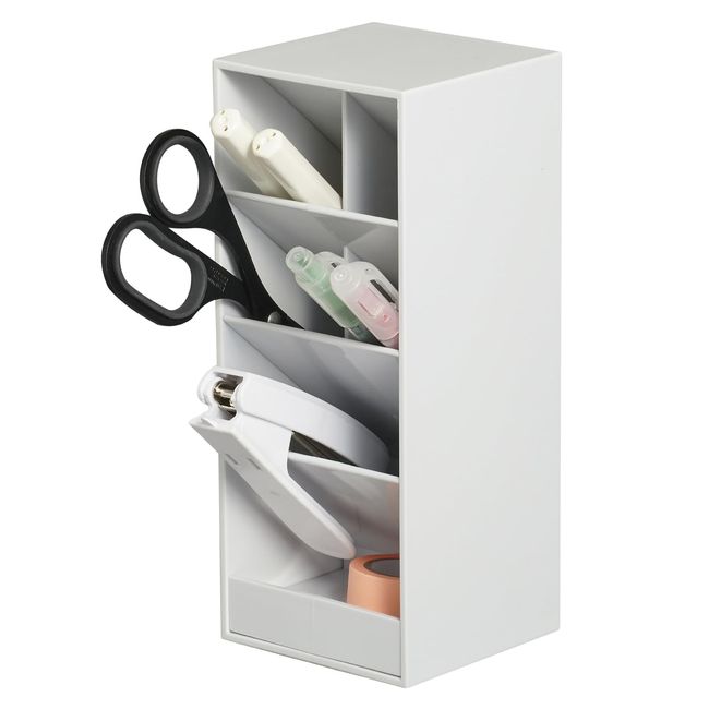 Carl Office TS-002-W L White Pen Holder Tool Stand