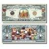 Beer Million Dollar Bill - 10 Count with Bonus Clear Protector & Christopher Columbus Bill