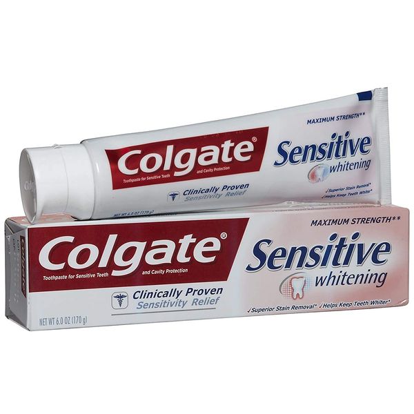 Colgate Sensitive Maximum Strength Sensitive Whitening Toothpaste 6 oz