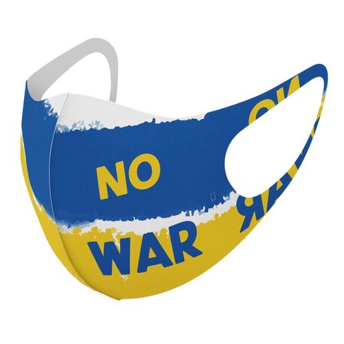 igsticker 020972 Design Mask, Set of 2, Polyester, Washable, Cloth Mask, Size XL, Ukraine