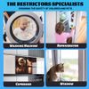 2pcs Window Locks Set for UPVC Windows,Window Restrictor Locks for Children Security with Screws Keys