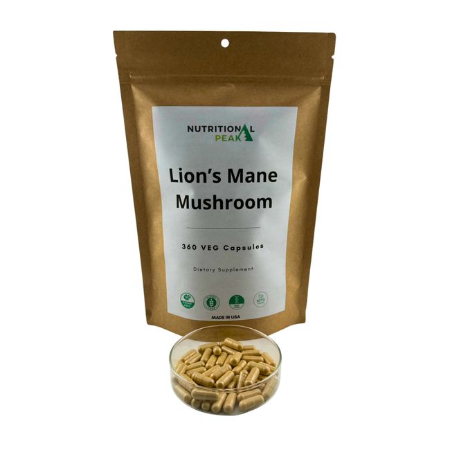 Nutritional Peak Lion's Mane Mushroom 360 VEG Capsules