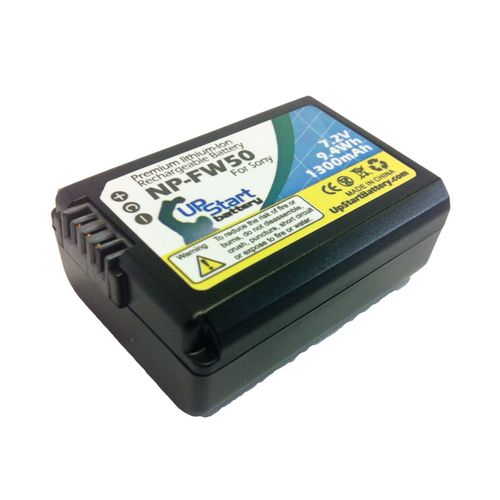 2 Pack - Replacement for Sony A7 Battery - Compatible with Sony NP-FW50 Digital Camera Battery (1300mAh 7.2V Lithium-Ion)