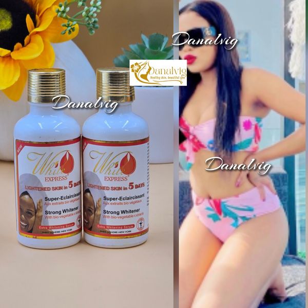 White Express serum super 👌 ecclaircissant 5 days. 50ml x 2