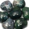 Moss Agate Crystal Heart ~45mm