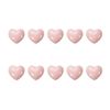 Ceramic Knobs Drawer Pulls Furniture Knobs Cabinet Knobs Ceramic Kitchen Door Cupboard Pulls Drawer Knobs Grips Door Shelf Knob DIY Tools Construction Hardware Set of 10 Hearts Pink