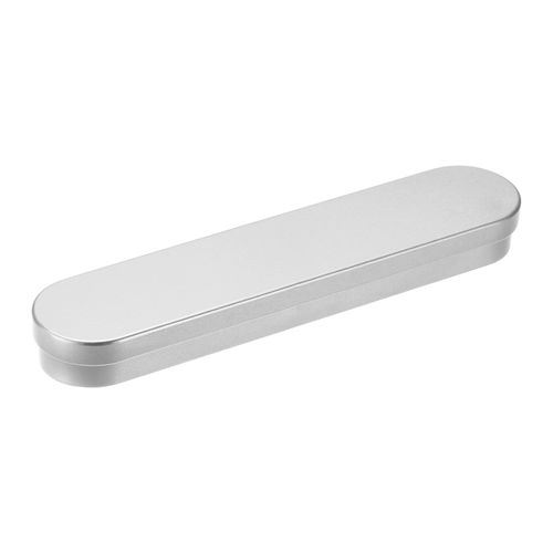 uxcell Metal Tin Box, 6pcs 6.89" x 1.5" x 0.79" Empty Tinplate Containers with Hinged Lids, Silver Tone, for Home Organizer, Candles, Gifts, Car Keys, Crafts Storage