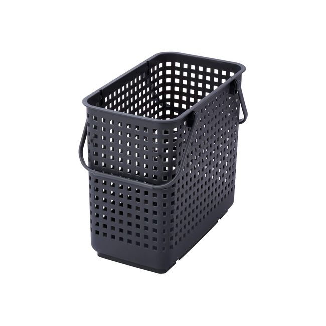 LIKE-IT LBB-12C Biomass Plastic Laundry Hamper (L)Width 11.9 x Depth 17.9 x Height 15.0 inches (27.7 x 45.5 x 39 cm) with Handles