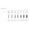 Clear Dent Teeth Brush (For Value Use), Size 2 Extra Fine Point, Pack of 15