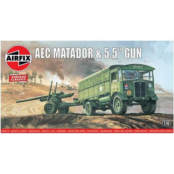Airfix A01314V AEC Matador and 5.5 Inch Gun