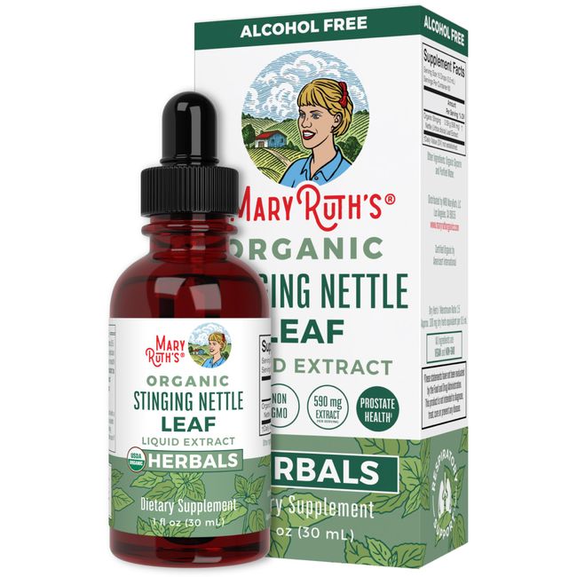 MaryRuth Organics | Stinging Nettle Leaf Extract | Detox Supplement Herbal Drops | Glucose Metabolism | USDA Organic, Vegan, Non-GMO, Gluten Free | 1 Fluid Oz