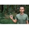 Olight Baton 4 Premium Ti Rechargeable 1300 Lu Flashlight w/Charging Case, 170M