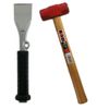 flat chisel 40mm wide x 220mm hammer set