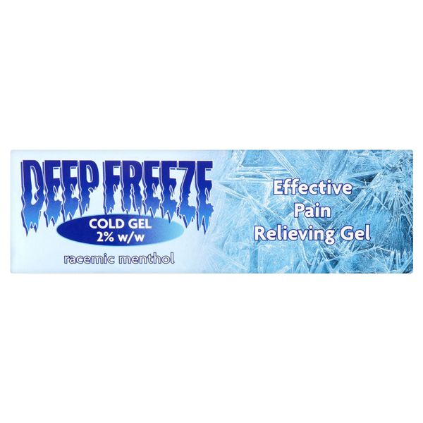 6 x Deep Freeze Cold Gel 2% w/w 100g