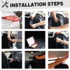 Universal Red 40" LED Car High Mount Third 3rd Brake Stop Rear Tail Light Strip