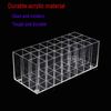 DRERIO Lip Gloss Holder Organizer Acrylic Lipstick Storage Holder Rack with 24 Slots Lipgloss Display Case Clear Make up Display Holder Lipstick Organiser Holder