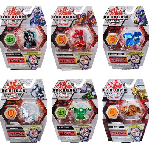 BAKUGAN Fused Dragonoid x Tretorous, 5-cm Tall Armored Alliance Collectible Action Figure and Trading Card