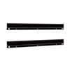 Safco 9200BL E-Z Stor Wall Mounting Bracket for use with Models 9211, 9221, 9254GR and 9264GR, Sold Separately, Black