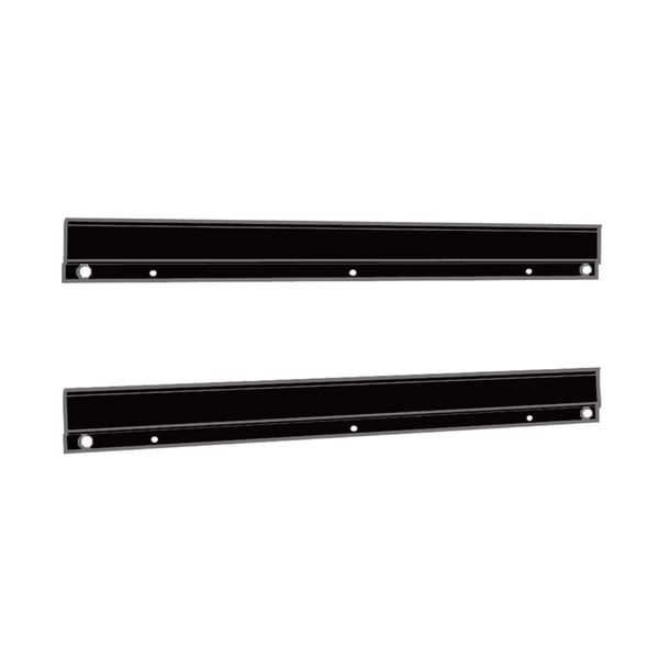 Safco 9200BL E-Z Stor Wall Mounting Bracket for use with Models 9211, 9221, 9254GR and 9264GR, Sold Separately, Black