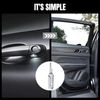 KW5 Stainless Steel Key Decoder,Lock Pick Key Decoder,2 in 1 Lock Pick,Master Key Decoder,Stainless Steel Car Key Reader,Lock Picking kit for Beginners,Lock Pick Decoder for Auto,Decoder and Pick