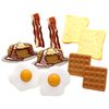 Bluebubble ALL DAY BREAKFAST Crispy Bacon Earrings on Gift Card